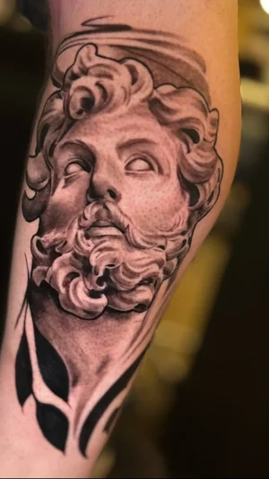 Black & Gray Realism tattoo