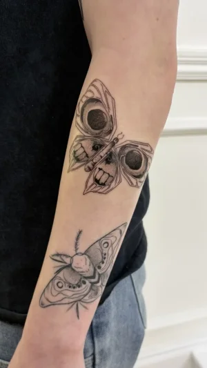 Gothic Butterfly Forearm