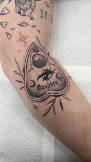 Mystical Planchette Forearm Design