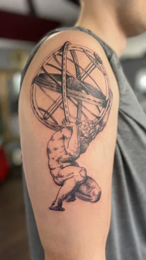 Atlas Holding Globe Upper Arm