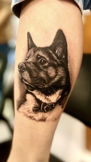 Black & Gray Realism tattoo