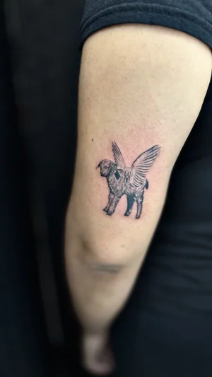 Winged Dog Upper Arm