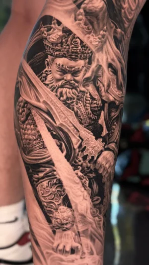 Black & Gray Realism tattoo