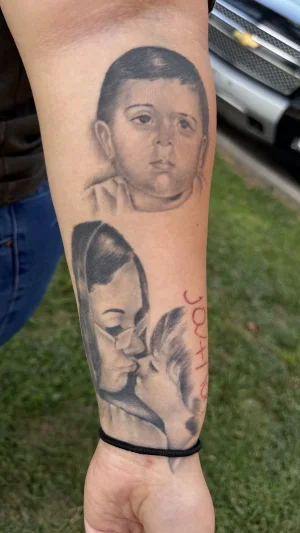 Mother and Child Portrait Forearm