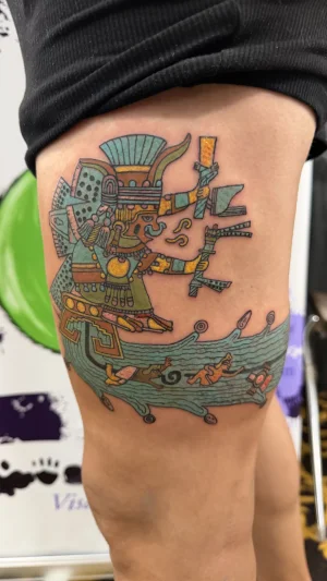 Traditional Ancient Warrior Thigh Piece