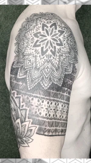 Geometric Mandala Half Sleeve