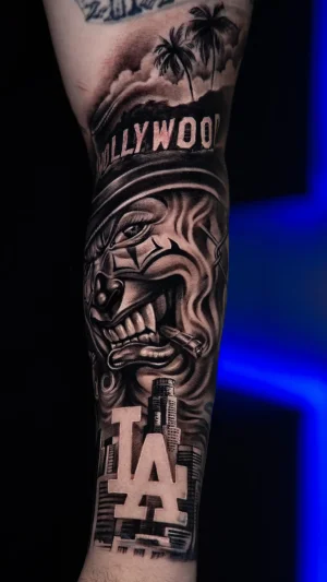 Los Angeles Clown Forearm