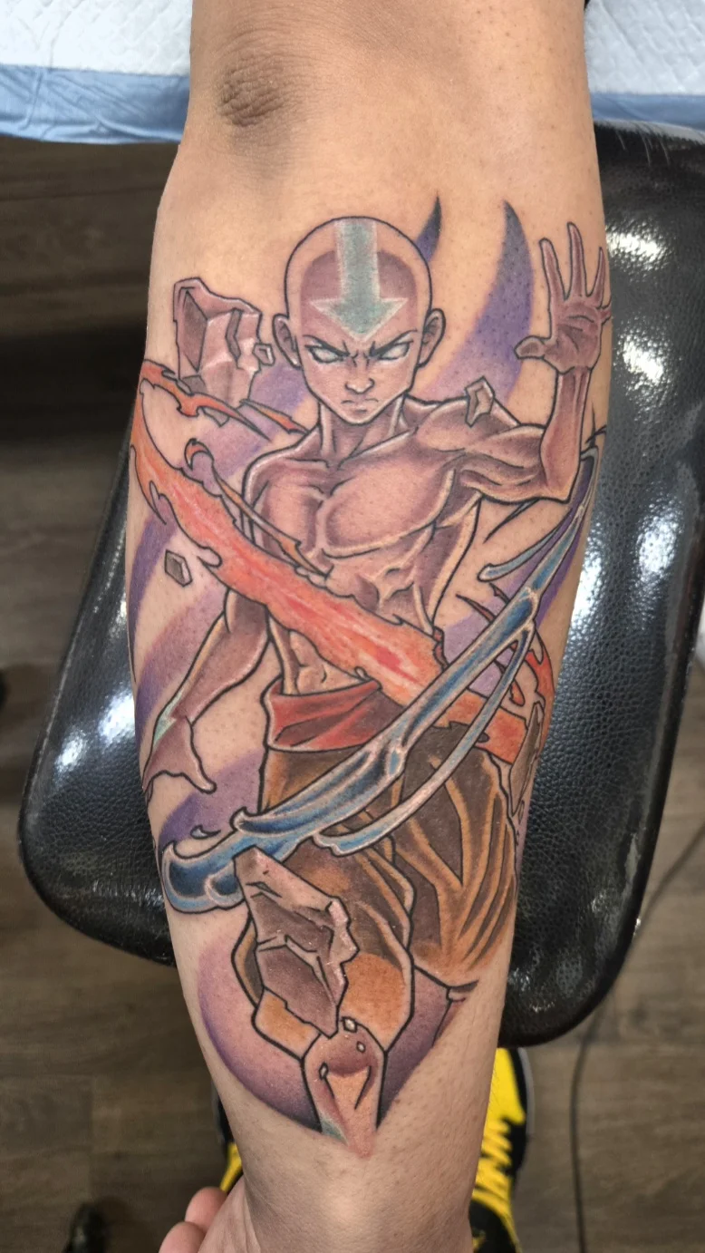 Anime tattoo by Dominic_Mata: anime cartoon color